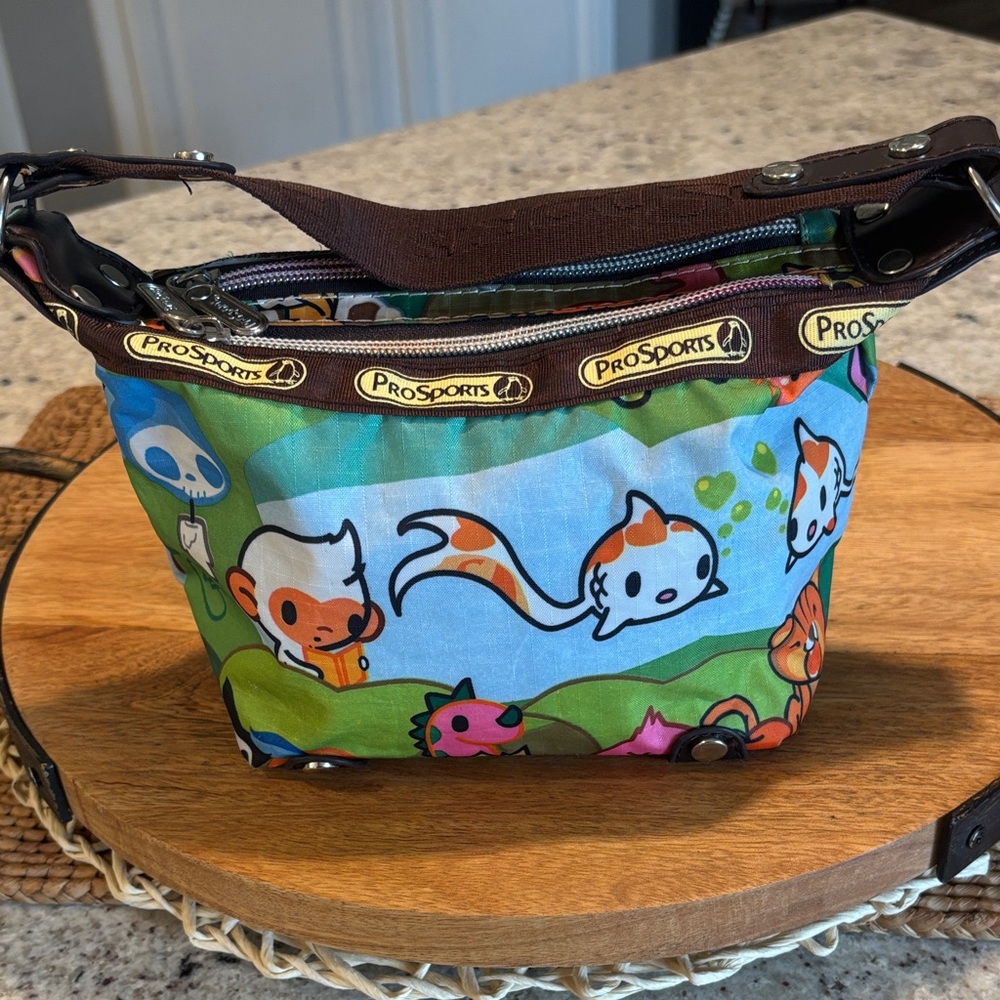 Pro Sports Nylon Small Purse with Animals